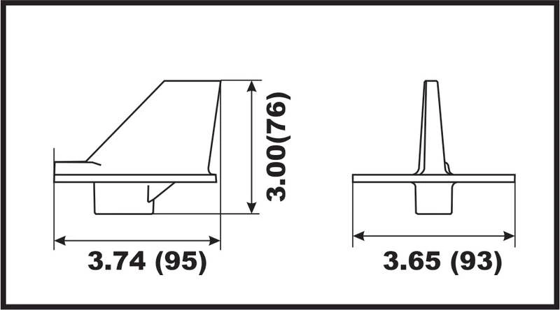 Anode alu Trim Tab Yamaha 115-130HP (LH/CR)