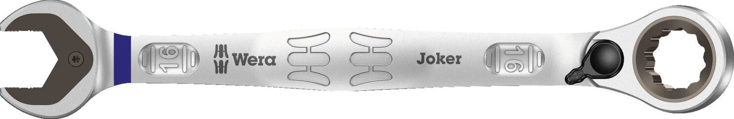 Wera ratcheting wrench Joker switch open/box end - Metric 16, Black, 16 mm