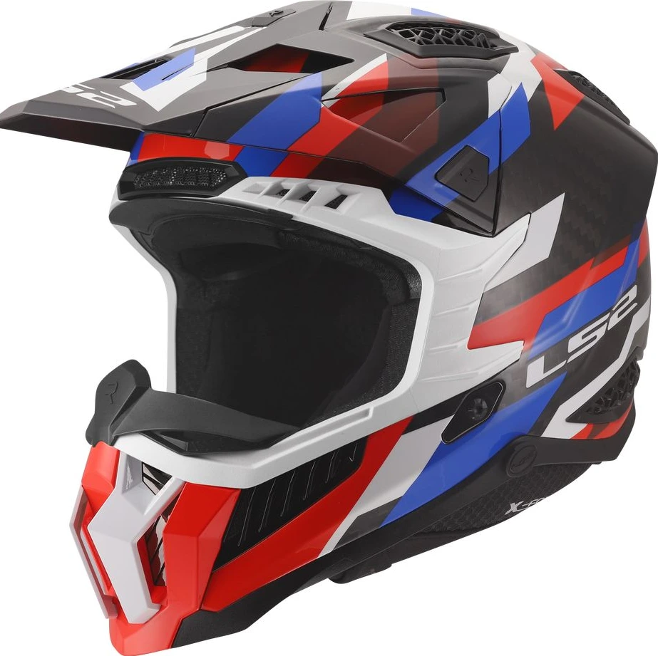 LS2 MX703 C X-FORCE PHANTOM Helmet - L, White Blue Red