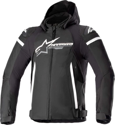 Alpinestars Textile Jacket Zaca Waterproof Black/White, 2XL