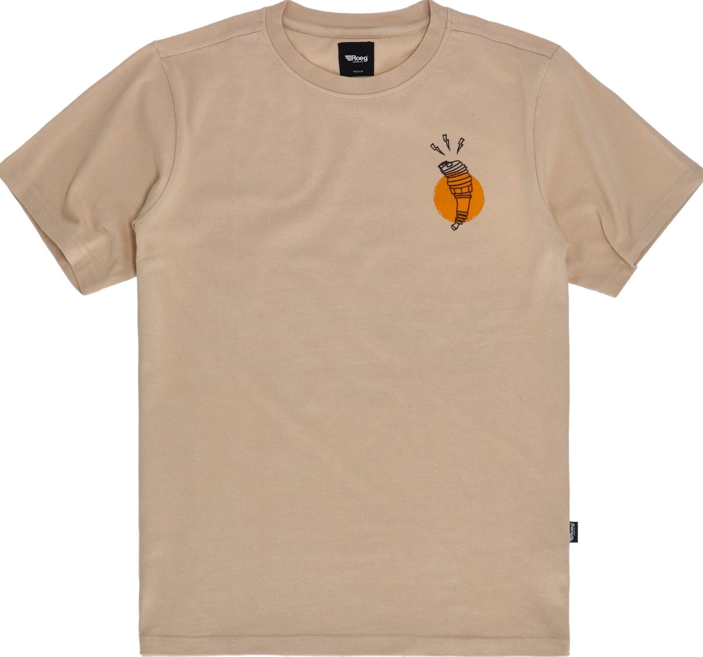 Roeg Ryder t-shirt, sand, S