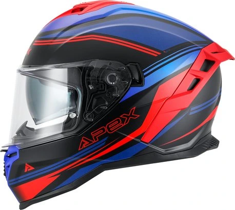 APEX Helmet FI200 Paris blue/red matt XS