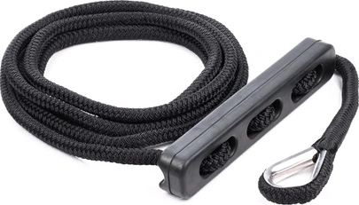 Qvarken Mooring Rope Dockline with compensator 16mm 4m black