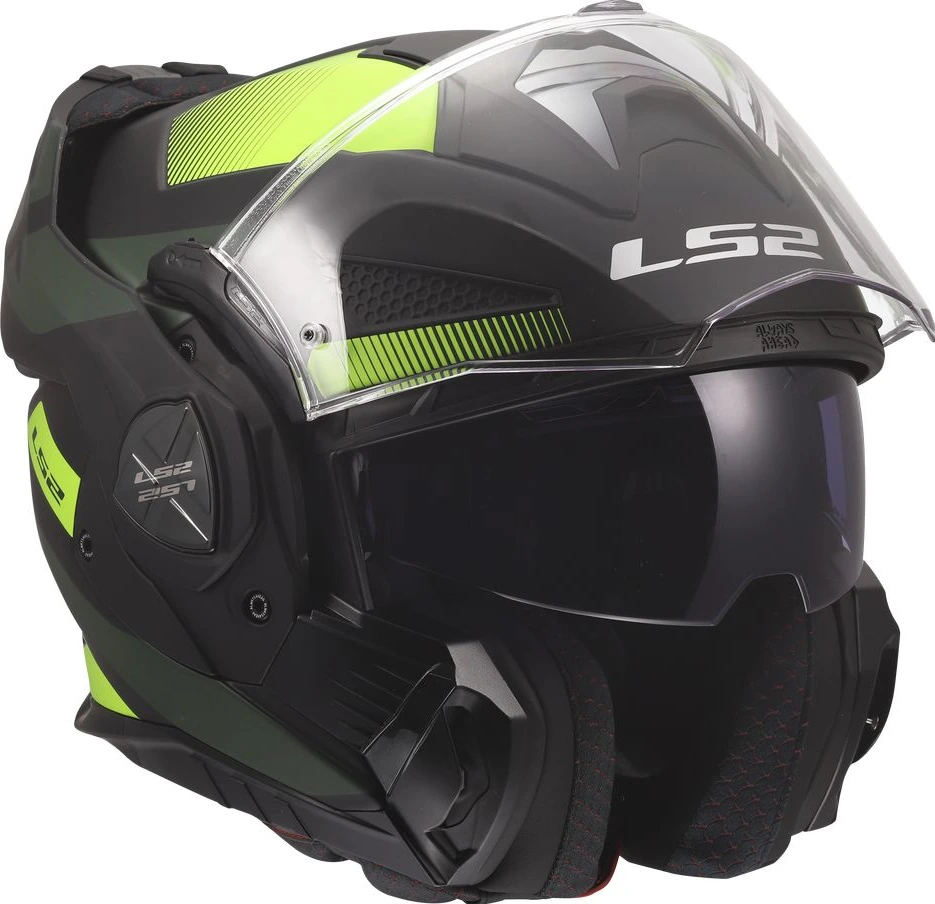 LS2 FF901 ADVANT X NOVA Helmet - Black H-V Yellow, L