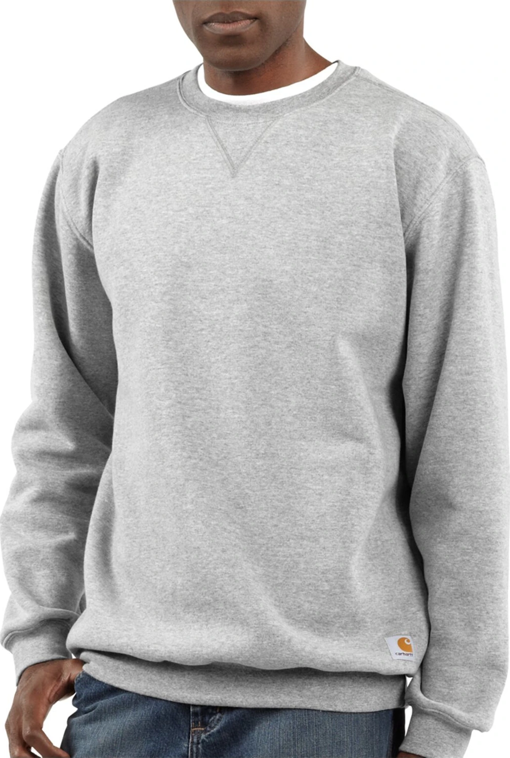 Carhartt Basic sweatshirt, heather gray, 2XL