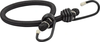Bungee cord, 18" (45cm) x 9mm thick. 2 hooks