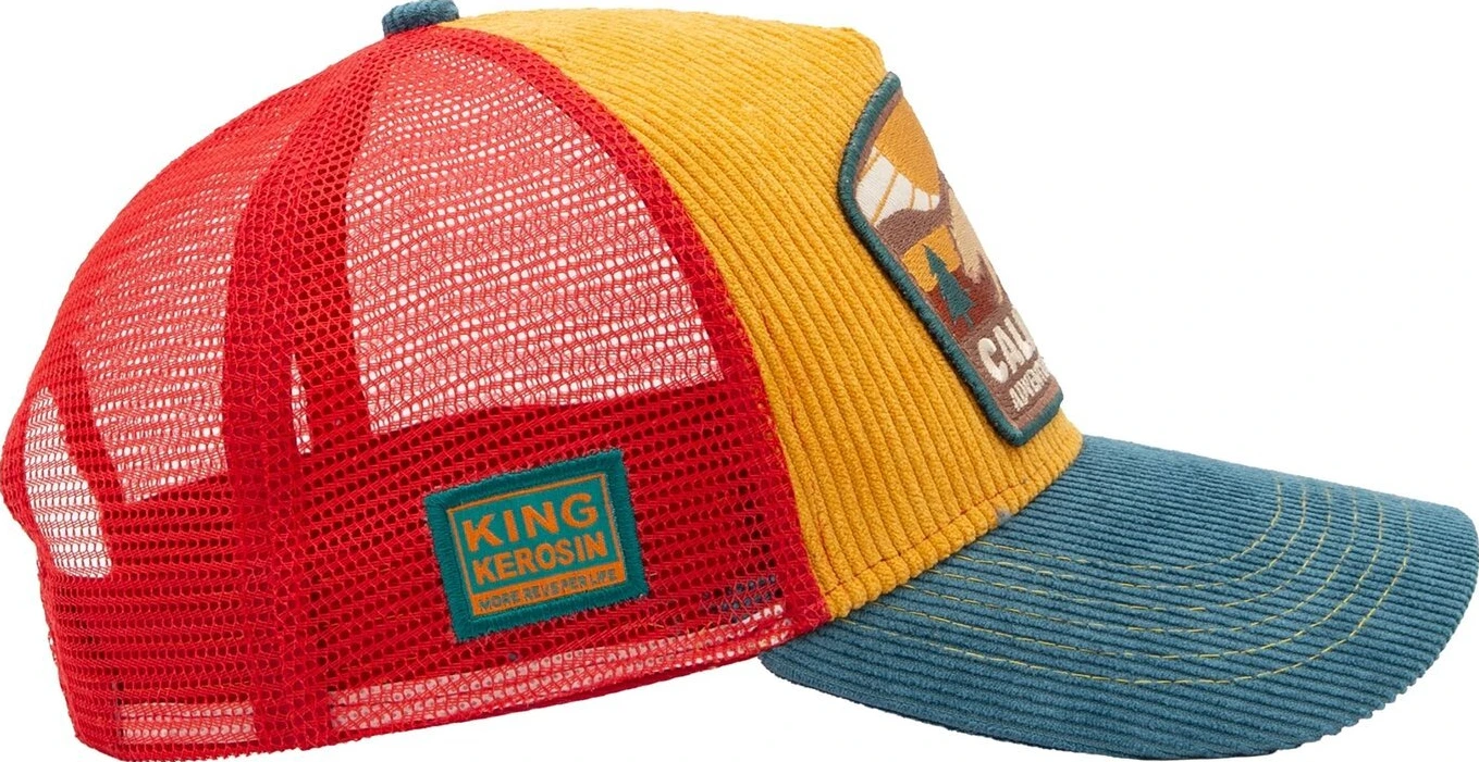 King Kerosin California cap senf, Orange