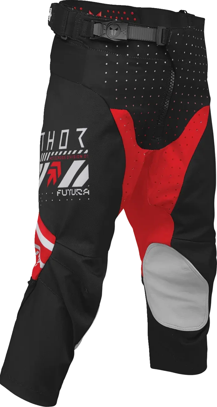 PANT YTH LAUNCHMODE FUTURA BLACK/RED 18