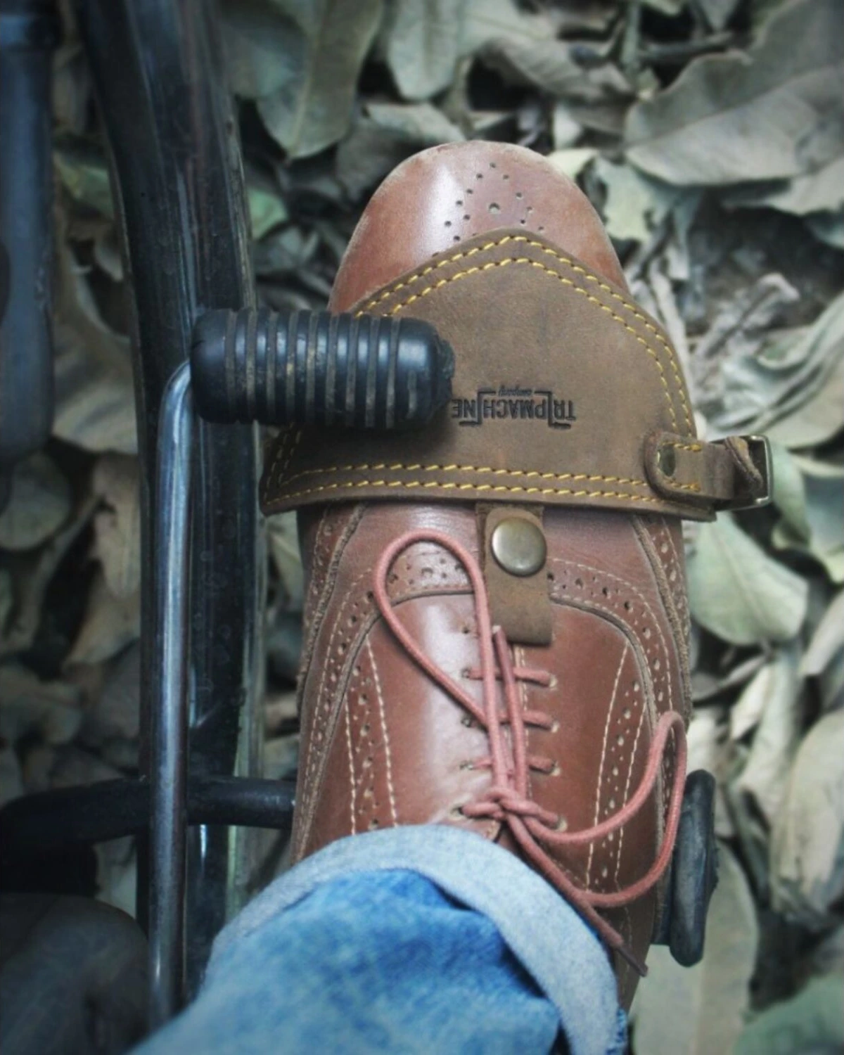 Trip Machine Shoe protector, classic Brown, tobacco