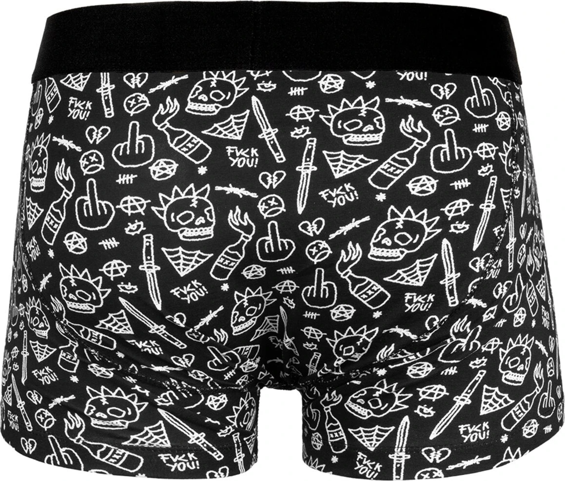 American Socks No Direction underwear, Black, S