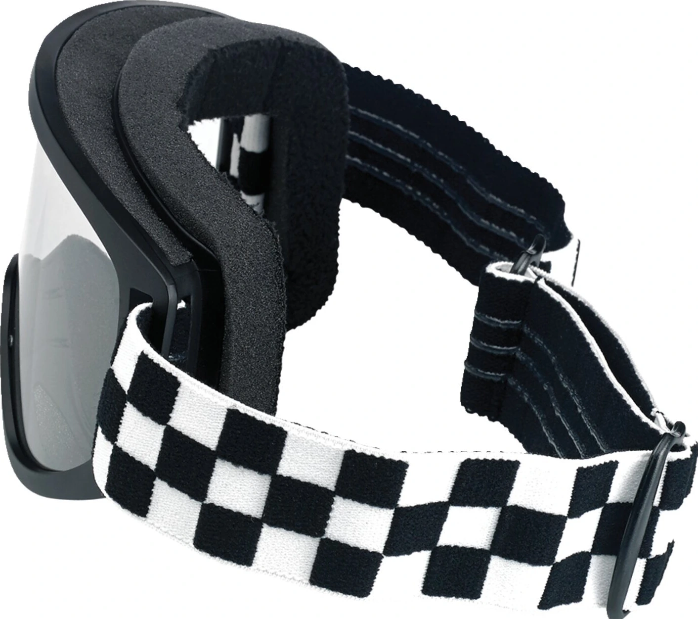 Biltwell Moto 2.0 Checkers goggles, Black, white