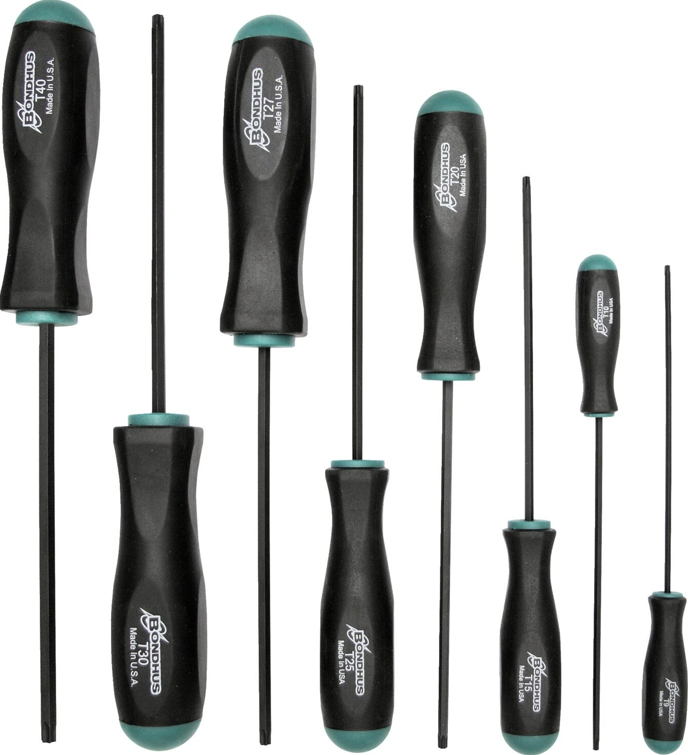Bondhus, ball-end screwdriver set Torx®, Black