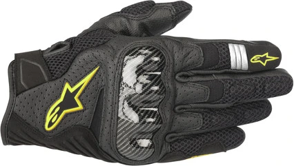 Alpinestars Glove SMX-1 Air v2 Black/Fluoyellow, L