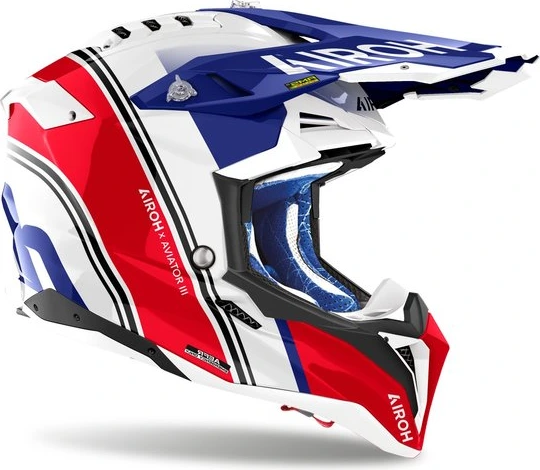 Airoh Helmet Aviator 3 Hima Red Gloss, XS