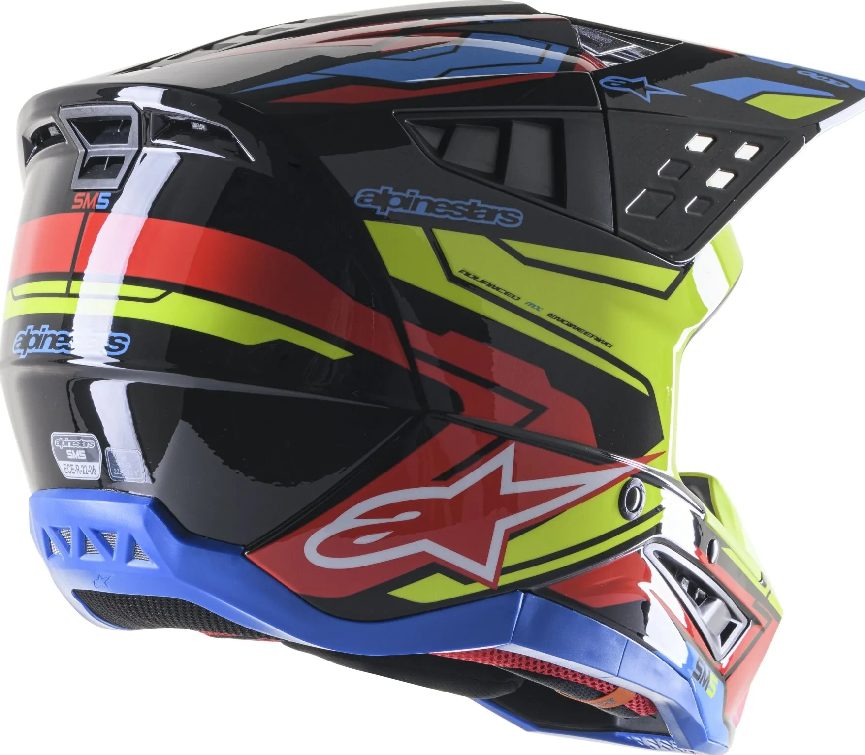 HELMET SM5 ACT2 BK/Y/R XL