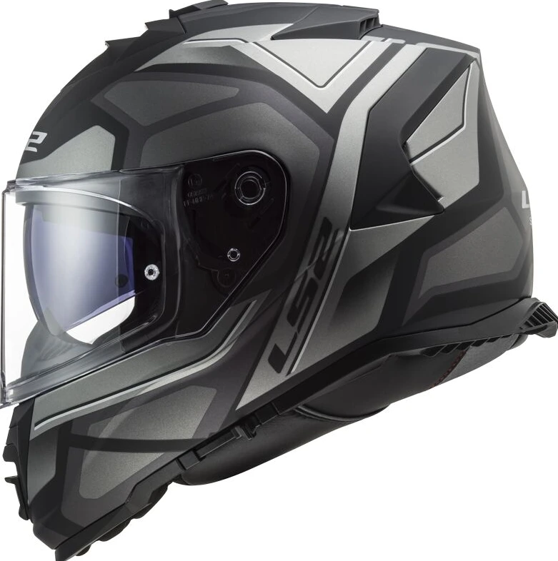 LS2 FF800 STORM II FASTER helmet - 3XL, Matt Titanium