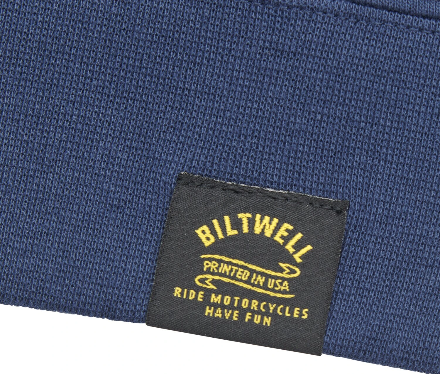Biltwell Anvil zip hoodie, Blue, S