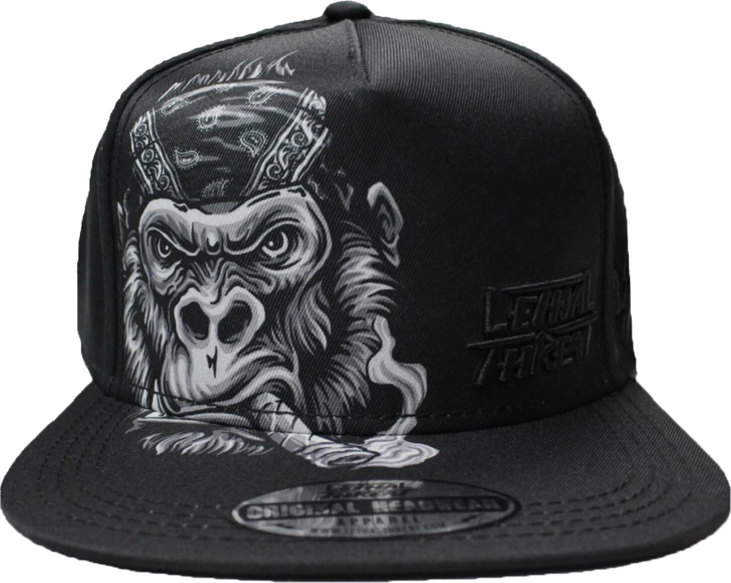 LT Gorilla Cigar cap with flat bill black