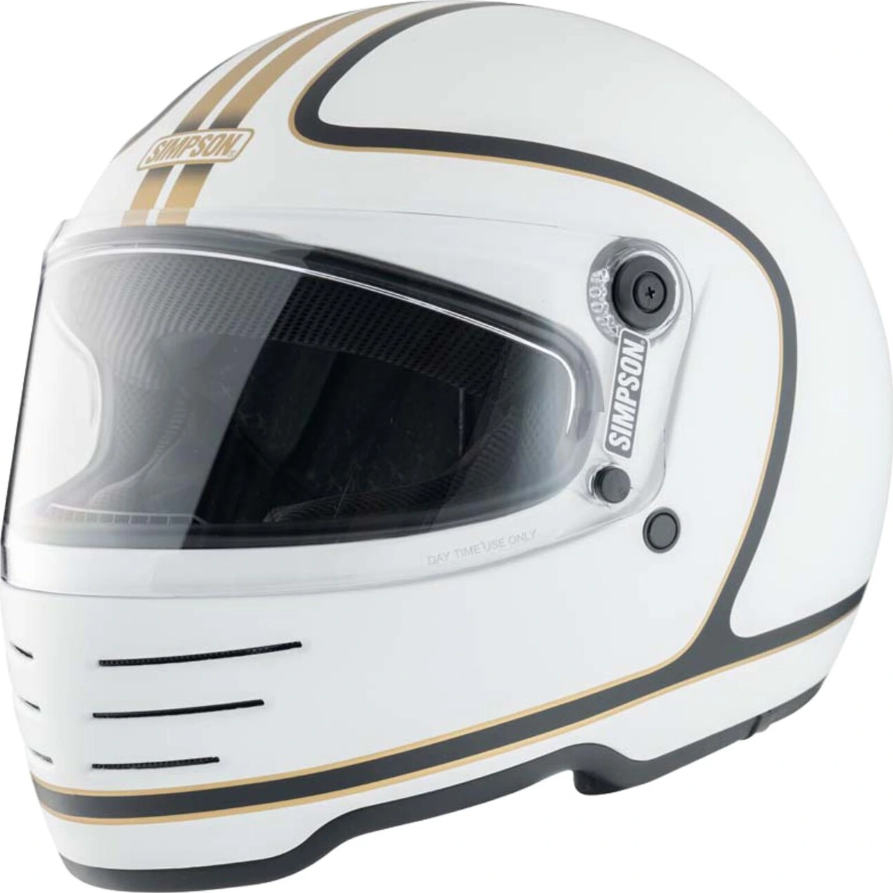 Simpson M62 helmet, hondo White, White, M, matt