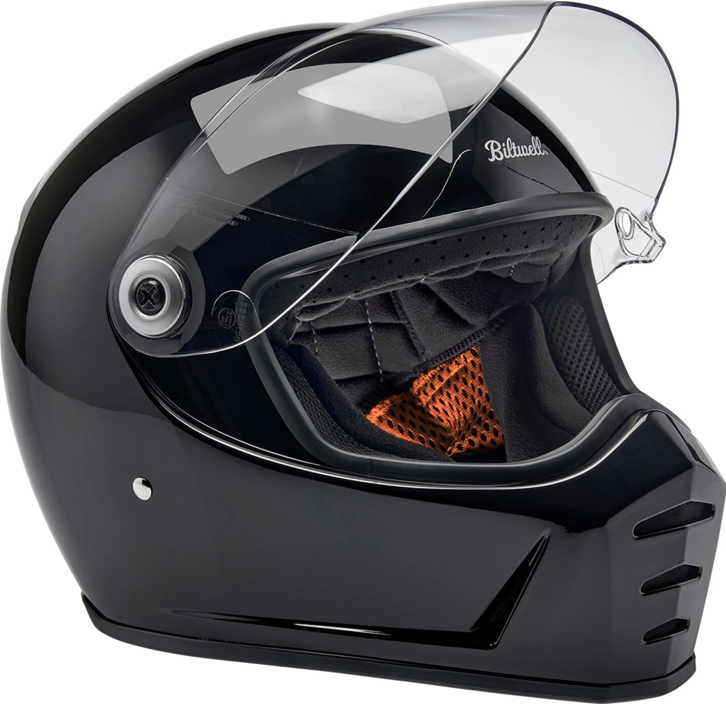 Biltwell Lane Splitter helmet, Black, 2XL, Gloss