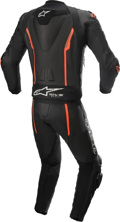 Alpinestars Leather suite 2-pcs Missile v2 Black/Red fluo, 48