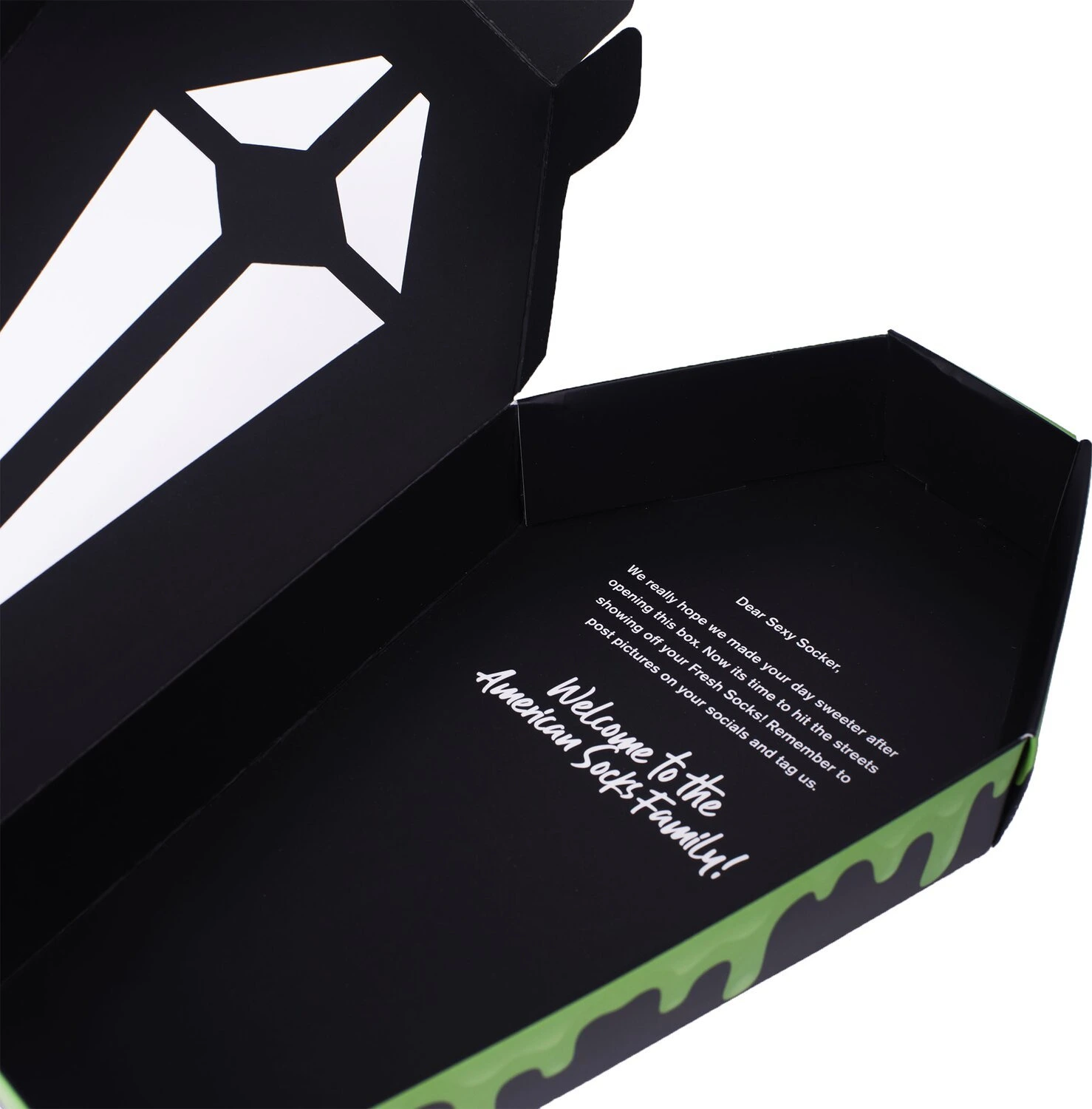 American Socks Coffin gift box, Multi-color, 42-46
