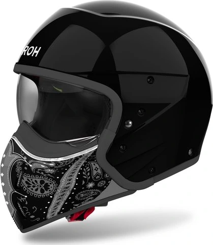 Airoh Helmet J 110 Paesly Black Gloss, M