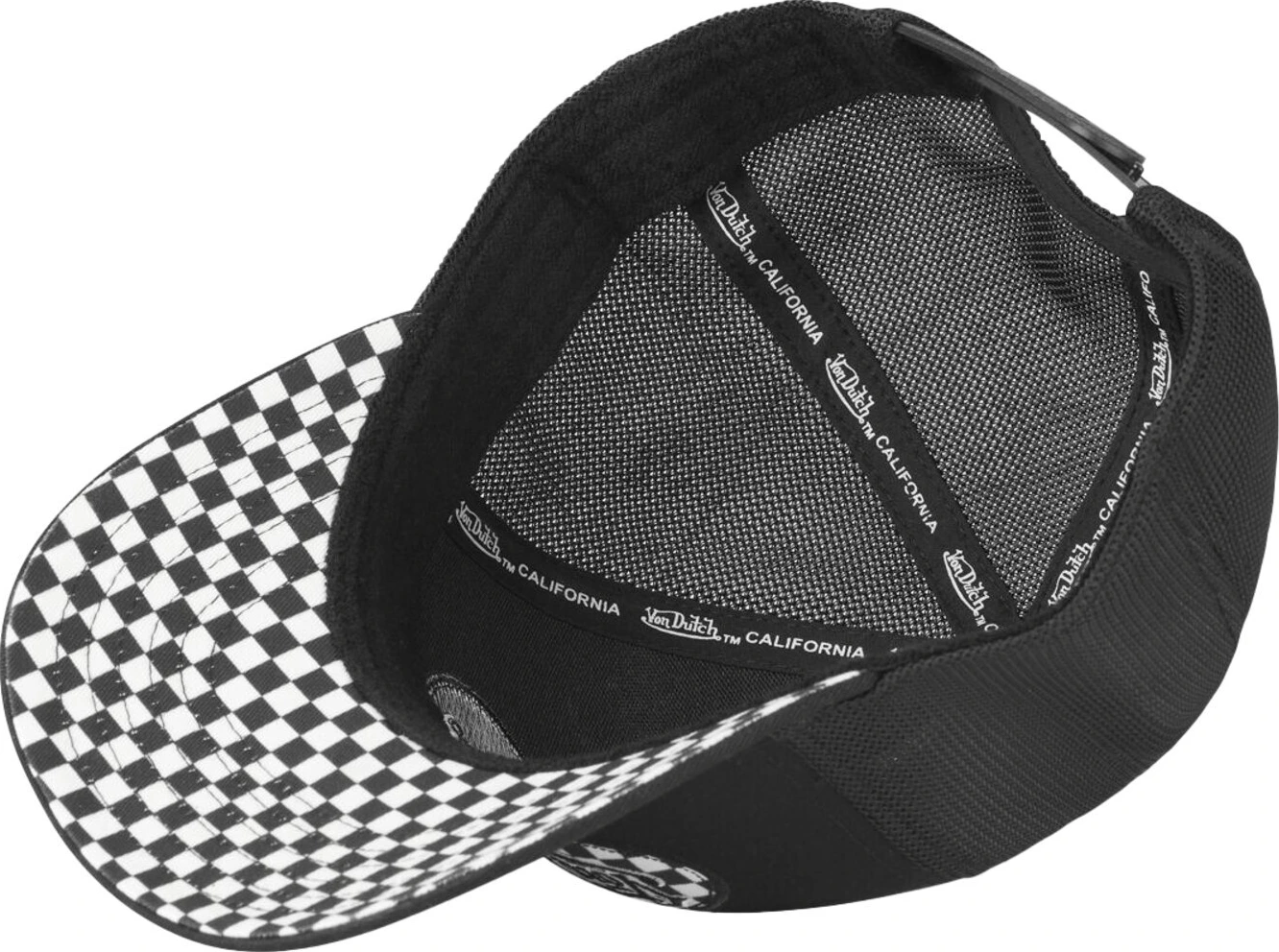 Von Dutch Semi curve cap race, Black