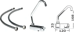 swiveling mixerc+h/wtall