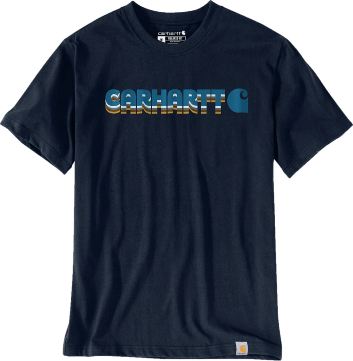 Carhartt Irvine Layered Logo t-shirt, Navy, 2XL