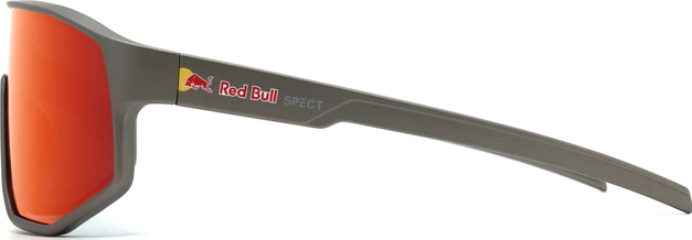 Spect Red Bull Dash Sunglasses Matt Metal Grey w Blue/Red/Purple Mirror lens
