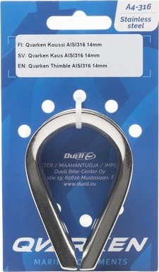 Qvarken Thimble AISI316 10mm 2-pack