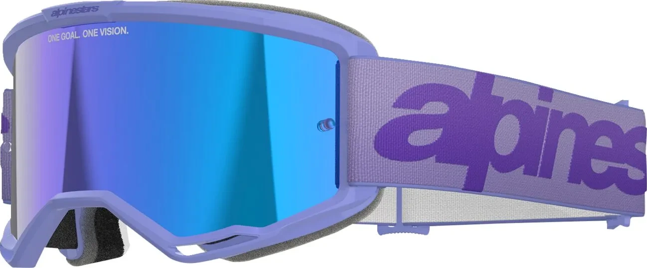 GOGGLE VISION 5 WORDMARK PRPL MIRROR-BL