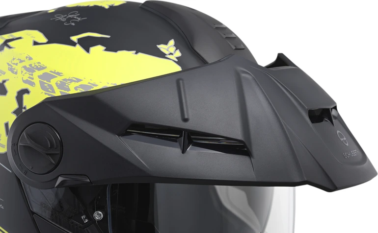 Schuberth Helmet E2 Atlas Matt Yellow/Grey, 53 XS