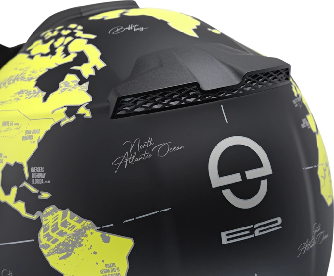 Schuberth Helmet E2 Atlas Matt Yellow/Grey, 53 XS