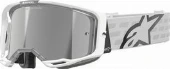 Alpinestars Goggle Vision 8 CORP WHITE Mirror SILVER