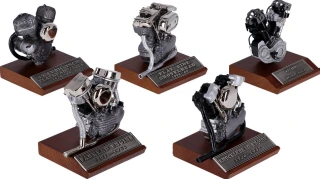 V-Twin Mfg, cast pewter motor model V-Twin engines