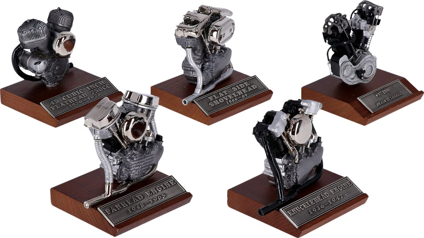 V-Twin Mfg, cast pewter motor model V-Twin engines