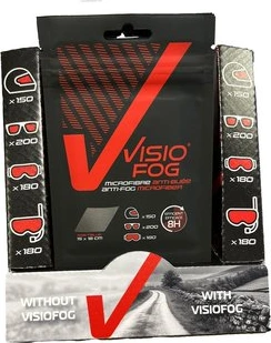 VISIOFOG Full counter Display Antifog microfiber wipe x20