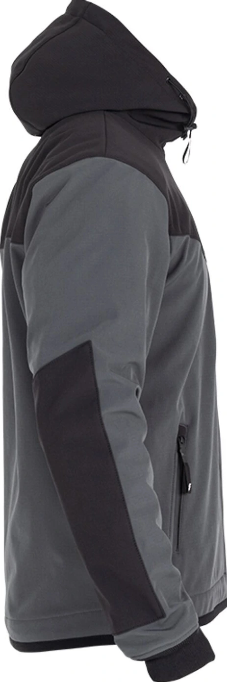 John Doe Hoodie V3 Softshell Rip-Stop, grey, Black, 2XL