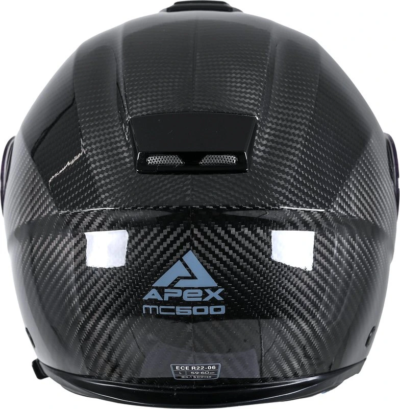 APEX Helmet MC500 Carbon solid glossy M