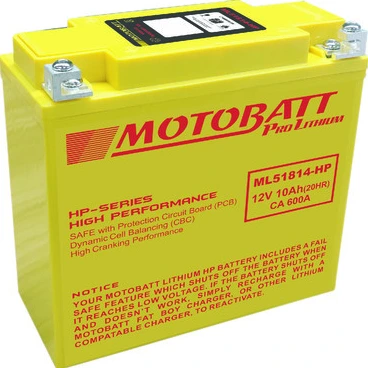 Motobatt литиевая аккумуляторная батарея ML51814-HP