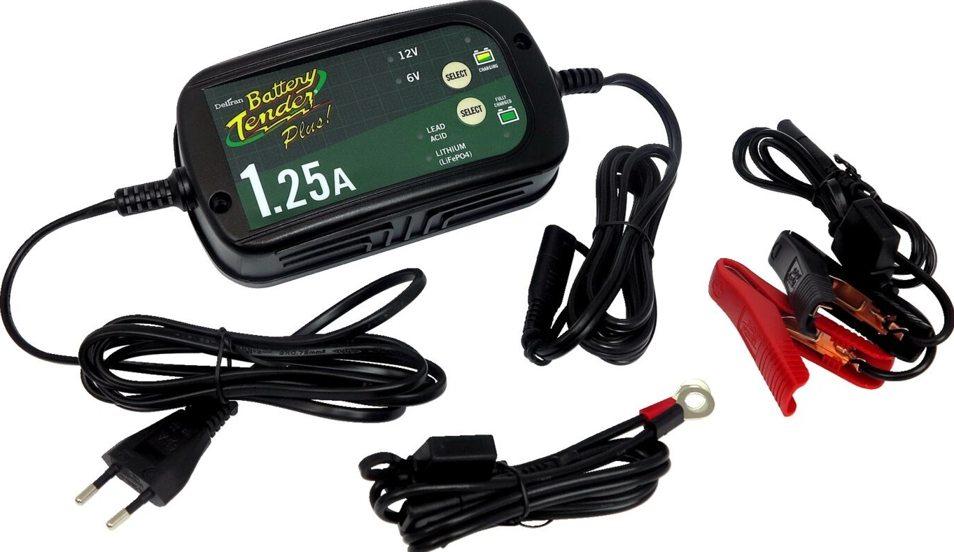 Battery Tender, valitav laadija. Liitium ja 12/6V