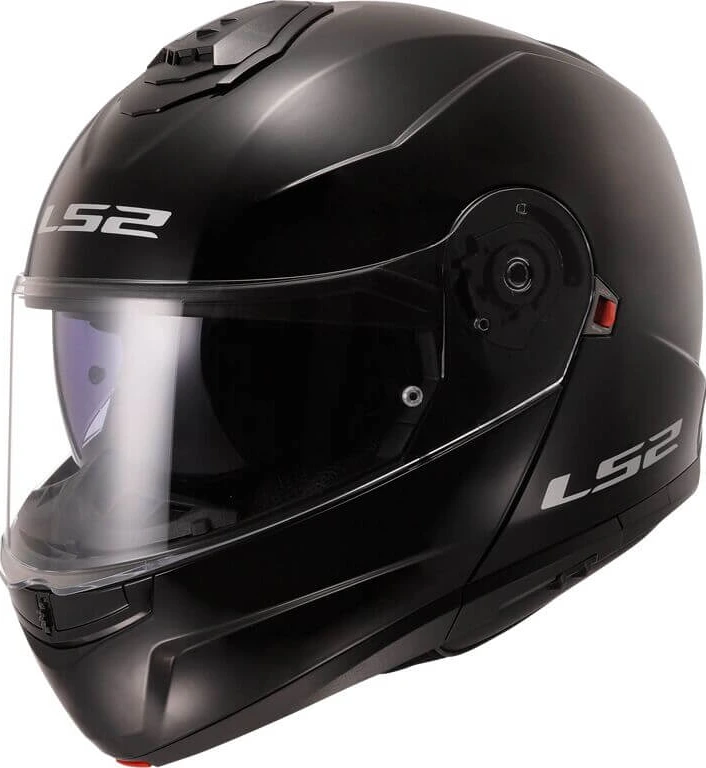 LS2 FF908 STROBE II Solid helmet - Gloss Black, 3XL