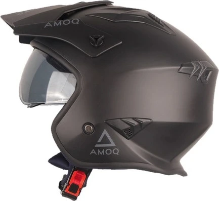 AMOQ Blister Jet Helmet Black, XS