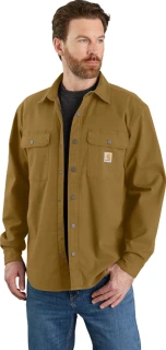 Carhartt Canvas Fleece-Lined shirt oak