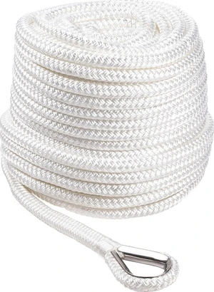Qvarken Anchor Rope Dockline with thimble 12mm 35m white