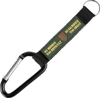 Army Surplus No Mission/Sacrifice carabiner hook