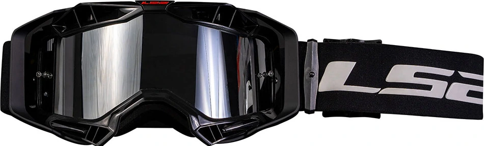 LS2 Aura Pro Goggle - Black/Iridium Visor