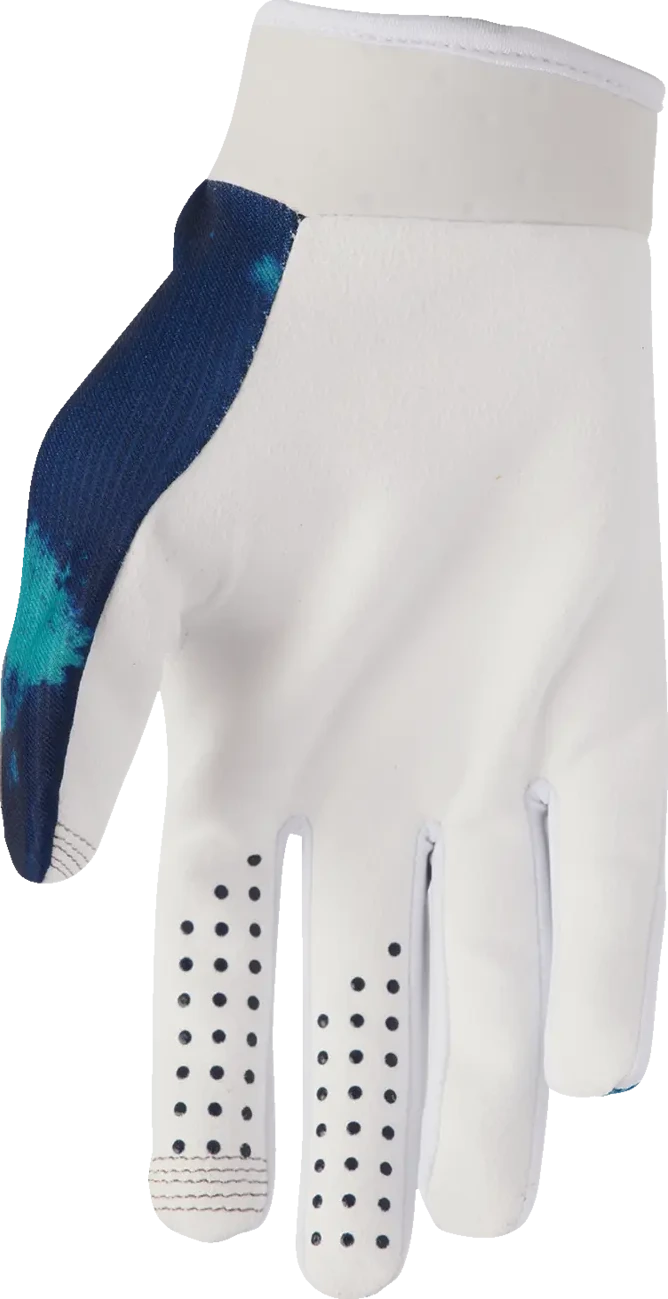 GLOVES LAUNCHMODE BLEACH WHT/AQ XS